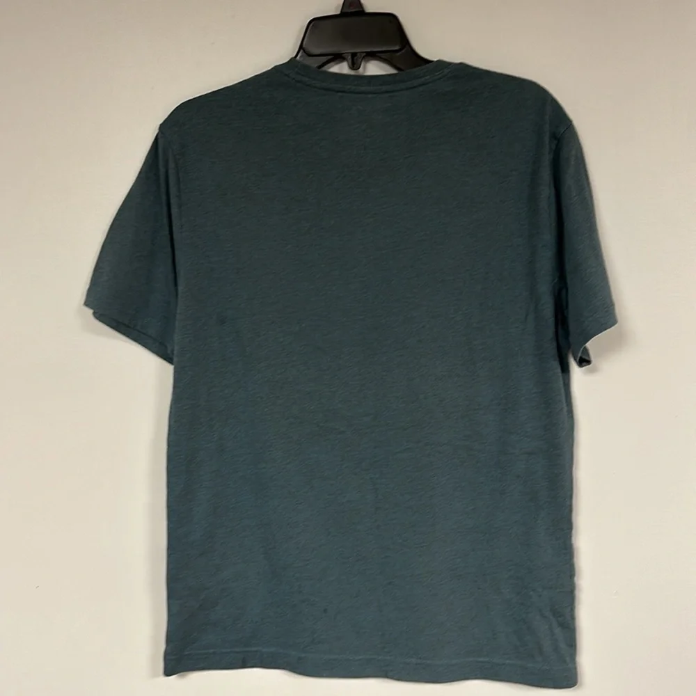 Banana Republic Steel Blue, Cotton Blend Motorcycle TSHIRT Size MED